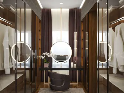 Modern Contemporer Bedroom 3D model