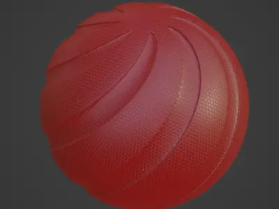 Simple Ball Mesh 04  3D model