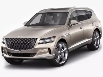 Genesis GV80 2021 3D model