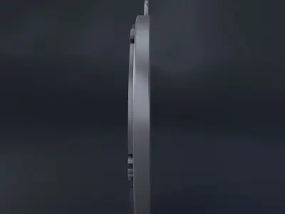 Medallion inverted pentagram 3D print model