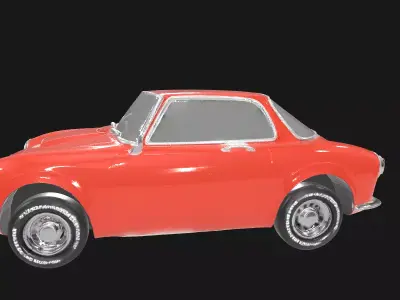 Vintage Car 3D Model 3D model