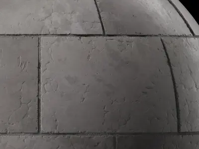 Pavement Materials 99- Concrete Tiling- Sbsar Pbr 4k Seamless Texture