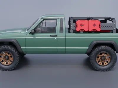 Jeep Comanche 1985 Custom 3D print model