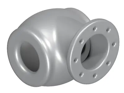 Kids Engineering Pump Casing 3D print model