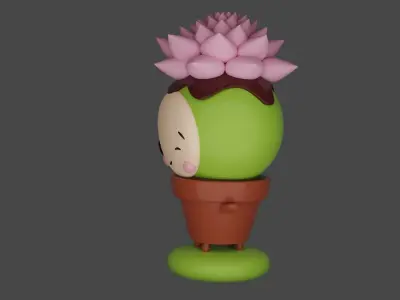 cactus 3D print model