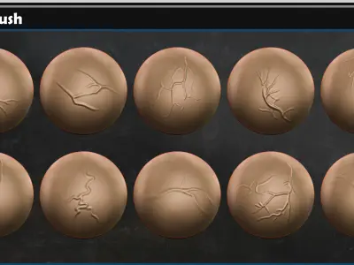 Vein VDM Brush-Alpha Vol 03 3D model