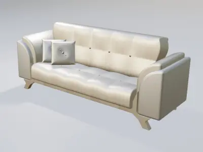 Modern Luxury Sofa 3D Model 3D model