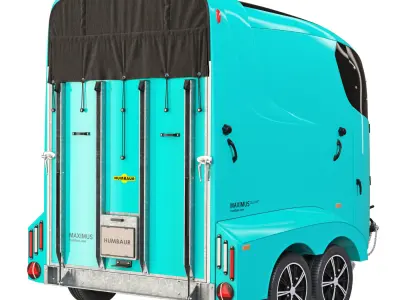 Horse trailer Humbaur Maximus Deluxe 3D model
