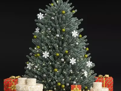 Christmas Tree 3D model 16
