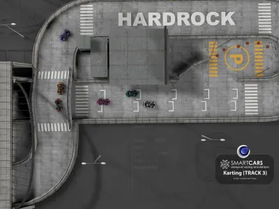 SmartCARS AI Karting Simulations 3 3D model