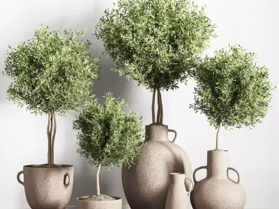 indoor plant stant 47 3D model