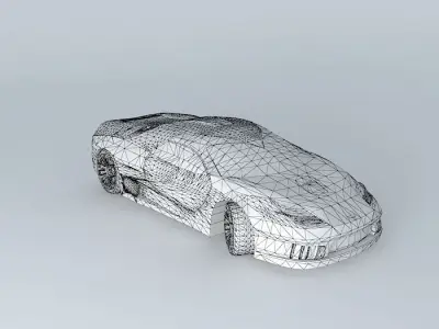 Zanni sports car Free 3D model