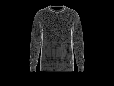 Mens Sweatshirt 3D Model 3D model