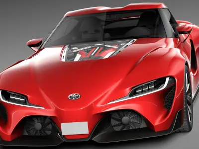 Toyota FT-1 Concept 2015 3D model
