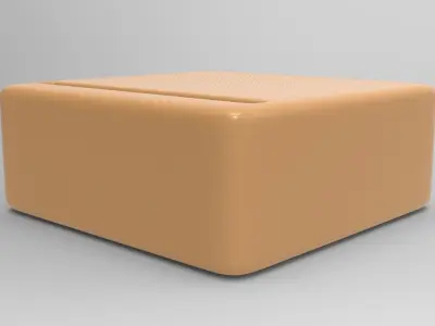 Coi Chair Table Low-poly 3D model