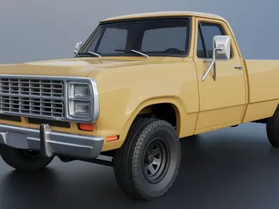 Dodge Power Wagon W150 1979 3D print model