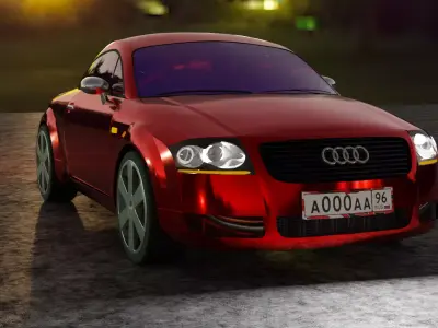 Audi TT 3D model from CGTrader