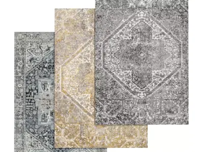Rug Set 1433 3D model