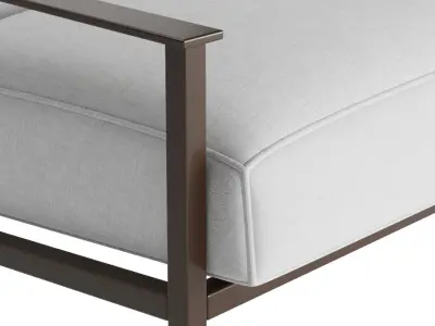 Amy white chair 3D model