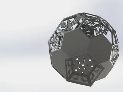 Fire bowl 3D print model