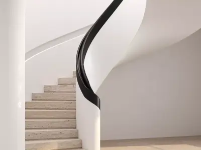 Spiral staircase 14 3D model