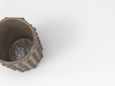 Yuyu Vase Low-poly 3D model