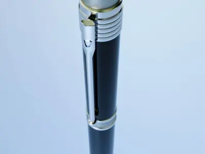 3D Pen model Low-poly 3D model
