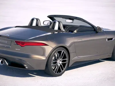 Jaguar F-Type R dynamic Convertible 2018 3D model