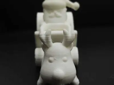 Santa Claus Sleigh 3D print model
