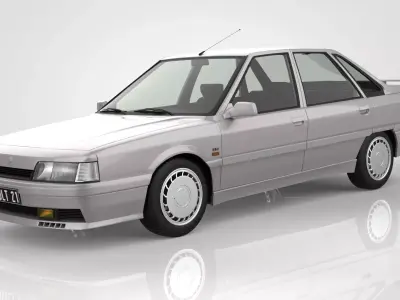 1988 Renault 21 Turbo 3D model