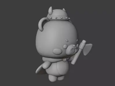bear 120 3D print model