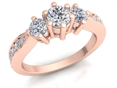 Fancy Luxury Ring  3D print model