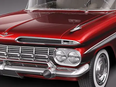Chevrolet El Camino 1959 3D model