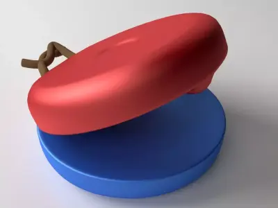 Castanets bell 3D model