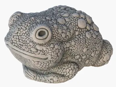 Frog sculpture 3D model