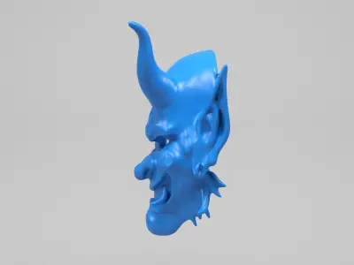 Demon Mask 3D print model