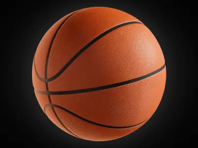 Basketball ball 3D model 2