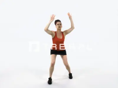 Yearn 11L Volleyball Overhead Sports Woman Low-poly 3D model