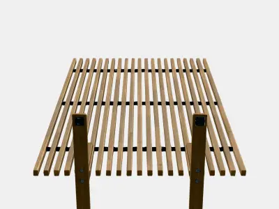 NAMMARO Privacy screen Low-poly 3D model