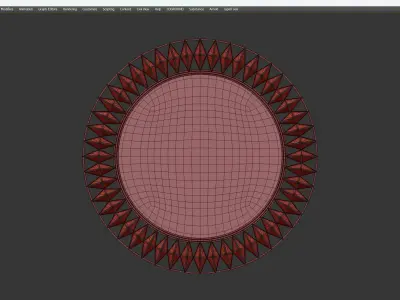 Forever Accent Mirror Low-poly 3D model