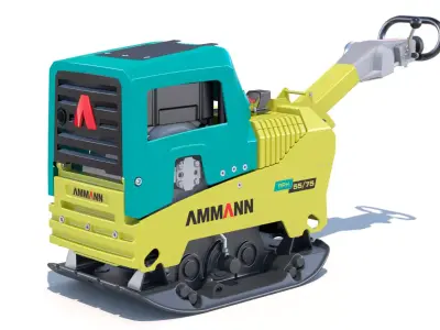 Ammann 55-75 Vibratory Reversible Plate PBR 3D model