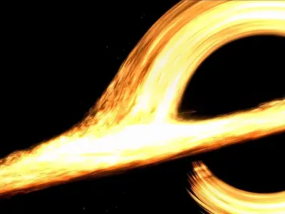 BLACKHOLE OF INTERSTELLAR  NAMED GARGANTUA Free 3D model