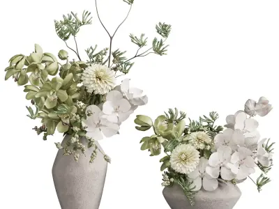 Flower In Vase 125 3D model