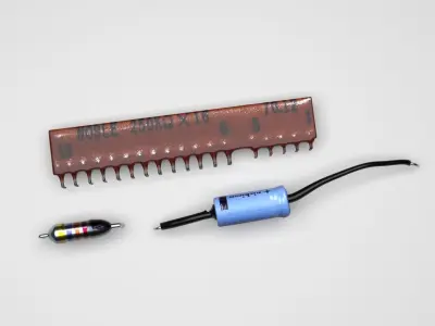 Resistors Set 3D model