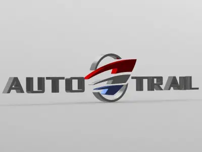 auto trail logo 3D model