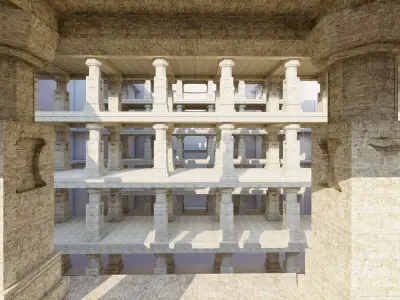 Raani Ki Vaav 3D model