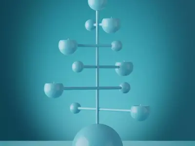 Teluria Candelabra 3D model