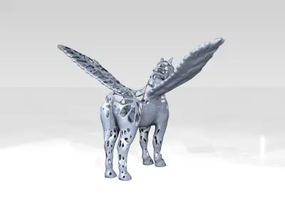 Pegasus Dust Voronoi 3D model