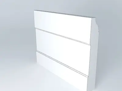 Plain base molding Free 3D model