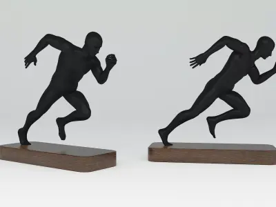 3D printable Runner model 3D print model
